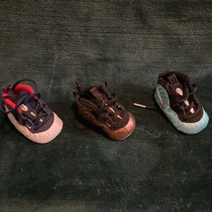 Infant slightly worn sneakers